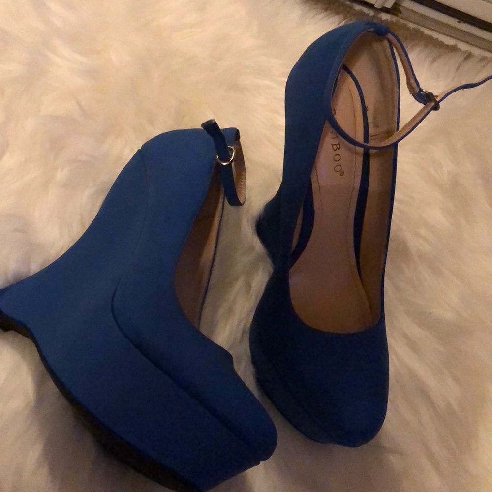 Blue Wedges